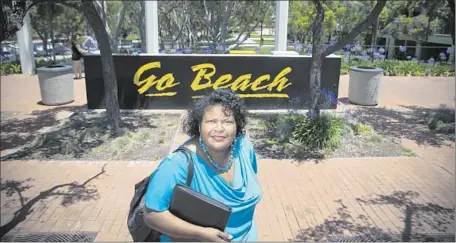  ?? Allen J. Schaben Los Angeles Times ?? AT 58, Ida Marie Briggs is about to re-enter college at Cal State Long Beach, determined to earn her bachelor’s degree in psychology.