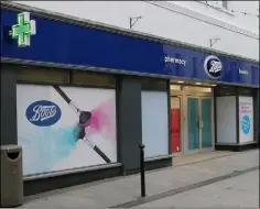  ??  ?? Boots gets ready to open at the old Dunnes on South Main Street.