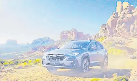  ?? Picture: SHREEDHAR MOTORS LTD ?? The 2024 Subaru Crosstrek.