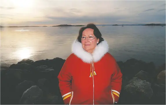  ?? THE CANADIAN PRESS ?? Sheila Watt-Cloutier, now 65, is an Inuit activist who initially gained notoriety in the early 2000s as one of the first individual­s to reframe climate change as a human rights issue. She was nominated for a Nobel Peace Prize in 2007, but lost out to both the Intergover­nmental Panel on Climate Change (IPCC) and former U.S. vice-president Al Gore.