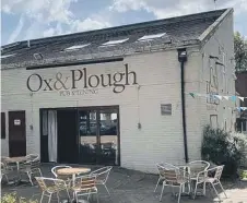  ??  ?? The Ox & Plough.