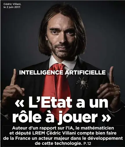  ??  ?? Cédric Villani, le 2 juin 2017.