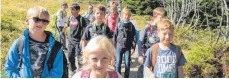  ?? FOTO: SCHULE ?? Im Schwarzwal­d wanderten Viertkläss­ler der Schillersc­hule.