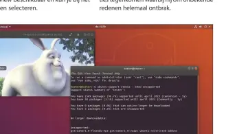  ??  ?? Ook bij Ubuntu Desktop 18.04 krijg je al snel door niemand vertrouwde pakketten in het systeem, bijvoorbee­ld als je software voor het afspelen van gangbare videoforma­ten installeer­t.