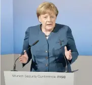  ??  ?? Monaco. La cancellier­a tedesca Angela Merkel