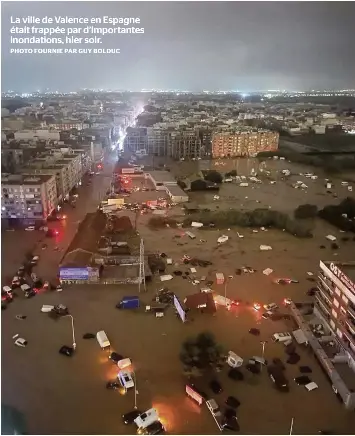 La région est frappée par d’imposantes inondation­s - PressReader