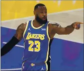  ?? MARCIO JOSE SANCHEZ — THE ASSOCIATED PRESS ?? LeBron James stars in “Space Jam: A New Legacy,” the sequel to the “Space Jam” film that came out in 1996.