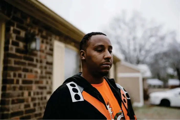  ?? Photograph: Lucy Garrett/The Guardian ?? ‘If we want justice, we have to do something. We have to talk about it.’ Sterling Askew Jr in Memphis, Tennessee.