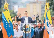  ??  ?? El líder opositor Juan Guaidó ha sido reconocido como presidente de Venezuela por 50 países.