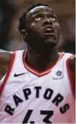  ?? RICK MADONIK/TORONTO STAR ?? Raptors big man Pascal Siakam is shooting just 7 per cent from three-point range since Dec. 1.