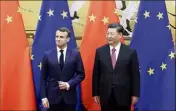 ?? (Photo d’illustrati­on AFP) ?? Emmanuel Macron et Xi Jinping.