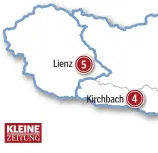  ??  ?? Lienz
5
4
Kirchbach