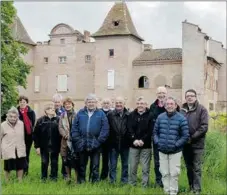  ??  ?? Le Groupe Histoire sur le terrain... en 2018