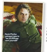  ??  ?? Kevin Morby: advised jess to “be 10,000 per cent yourself”
