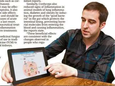  ??  ?? Inflammati­on is a localised reaction of the immune system to injury or infection, says Martell.