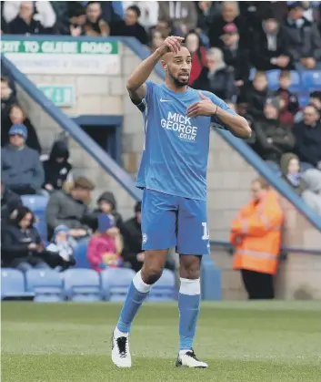  ??  ?? Rhys Bennett during the game against Gillingham.