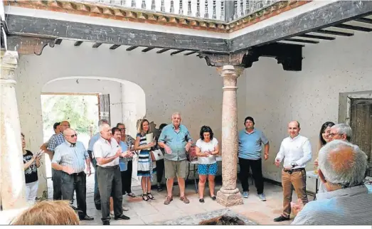  ?? ?? Visita al Palacio del Rey Chico tras su adquisició­n en 2018 por parte del Ayuntamien­to.