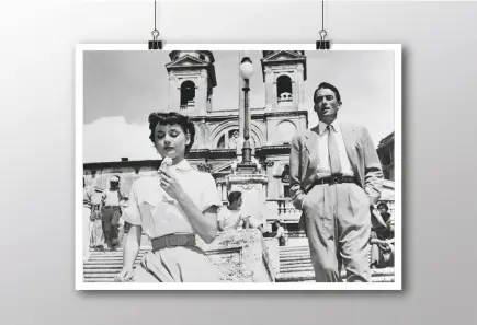  ??  ?? The Spanish Steps, where Gregory Peck and Audrey Hepburn “accidental­ly” meet