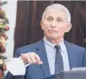  ?? ANNA
MONEYMAKER/GETTY ?? Dr. Anthony Fauci, director of the National Institute of Allergy and Infectious Diseases, has urged Americans to get vaccinated.