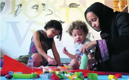  ?? Delores Johnson / The National ?? Khawla Saleh, a mother of two boys, aged two and six, is worried that the new guidelines will be misunderst­ood.