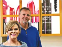  ?? Submitted photo ?? ■ Lynn and Clint Baird recently purchased Merle Norman Cosmetic Studio from Lynn Baird’s mother, Marion Williams.