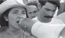  ?? Provided by Denver Film Society ?? Huerta is the focus of the documentar­y “Dolores.” The film showcases the lesser-known story of one of the nation’s most prominent social-justice advocates.