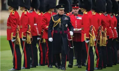  ?? Photograph: WPA/Getty Images ?? Prince Andrew making an inspection during a parade by the Grenadier Guards at Windsor Castle in March 2019.