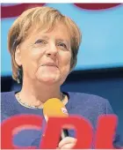  ?? FOTO: DPA ?? Angela Merkel wird die Leitung der Partei CDU abgegeben.