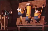  ??  ?? Low risk: The comic torture scene from Minions