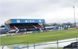  ?? Dominic Salter ?? The Moss Rose, home of Macclesfie­ld Town FC
