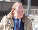  ??  ?? Special Prosecutor Dan Webb walks out of the Leighton Criminal Courthouse after a hearing in February.