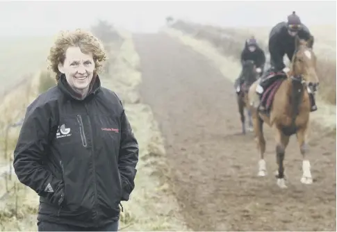  ?? PICTURE: GREG MACVEAN ?? 0 Lucinda Russell’s string are still working on the gallops but racing remains suspended until the end of April.