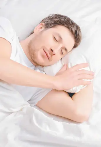  ??  ?? COUNT ON IT: A good night's sleep may be down to the way you breathe.