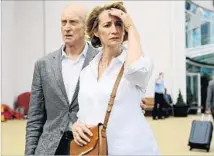  ?? Alex Bailey Warner Bros. ?? A STOIC FATHER: Charles Dance’s current role in “Me Before You.” Janet McTeer portrays his wife in the romantic drama.