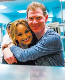  ?? ERIK KABIK/ RETNA ?? Giada de Laurentiis and Bobby Flay, photograph­ed last year at Flay’s Mesa Grill during Vegas Uncork’d, are set again as co-hosts for a new season of “Food Network Star” starting Sunday.