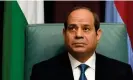  ?? ?? Sisi won twice, with 97% of the vote, since seizing power in 2013. Photograph: Amr Nabil/AP