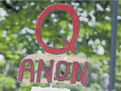  ?? Photo / AP ?? Qanon is a conspiracy movement centred in the United States.