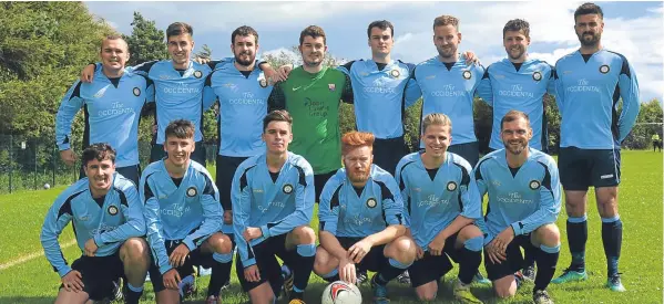  ??  ?? Barnhill AFC play in th Midlands AFA George Buckman Premier Division.