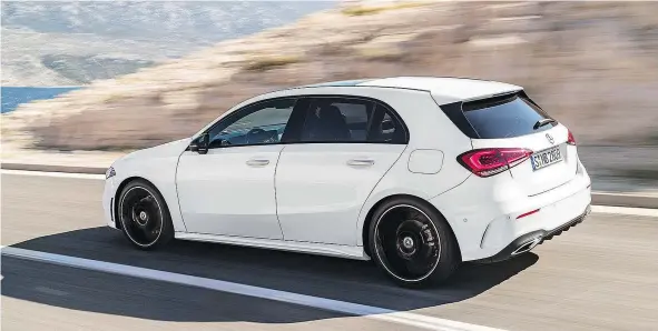  ?? — MERCEDES-BENZ ?? In addition to the Mercedes-Benz A 250 hatchback, seven other models will soon be built on the same compact platform.
