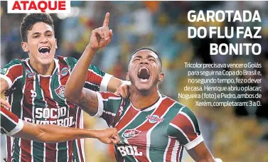  ?? NELSON PEREZ/FLUMINENSE F.C. ?? Pela Libertador­es, Botafogo joga contra o Barcelona de olho na liderança