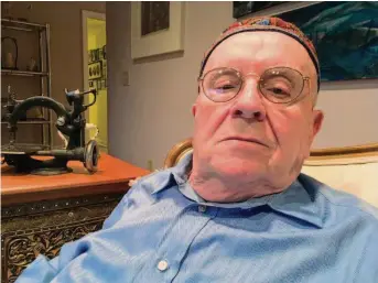  ?? Allen G. Breed / Associated Press 2018 ?? Judah Samet survived a Nazi death camp as a child and then narrowly escaped the 2018 shooting rampage at a Pittsburgh synagogue. In his later years he spoke widely about surviving the Nazis.