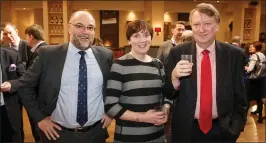  ??  ?? „ From left: Gordon Macdonald, Catherine Alexander and Paul Heran.
