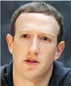  ?? — AP FILES ?? MARK ZUCKERBERG