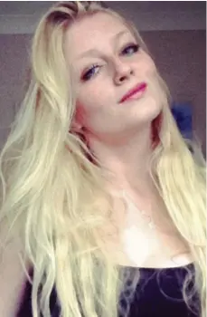  ??  ?? ‘Nervous’: Gaia Pope’s body was found on a clifftop