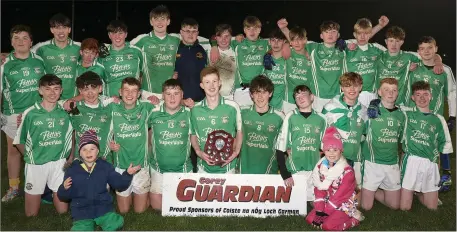  ??  ?? The triumphant Naomh Eanna squad.