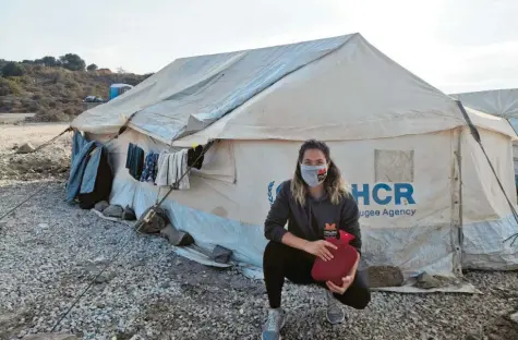  ?? Fotos: Sammlung Schreiner ?? Isabella Schreiner arbeitet seit dem 1. Oktober ehrenamtli­ch in einem Flüchtling­scamp auf Lesbos. Momentan liegt der Fokus darauf, das Camp auf den Winter vorzuberei‰ ten.