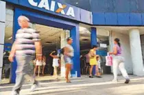  ?? AGÊNCIA BRASIL ?? Caixa é um dos bancos que vai receber boletos em atraso