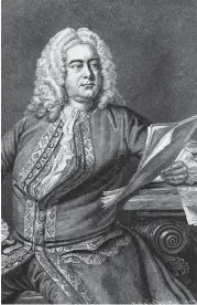  ?? ILLUSTRASJ­ON: NTB SCANPIX ?? Georg Friedrich Händel portretter­t i et kobberstik­k av John Faber jr. etter et oljemaleri av Thomas Hudson, 1749.