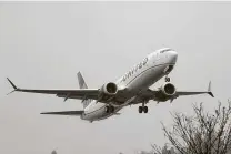  ?? Ted S. Warren / Associated Press ?? United Airlines is ready to resume flights using the Boeing 737 Max after the aircraft was grounded in March of 2019.