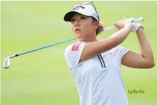  ??  ?? Lydia Ko